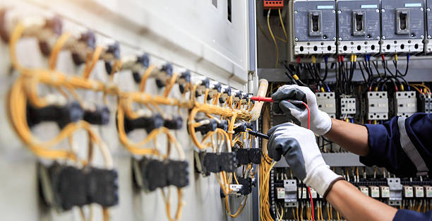 Professional Electrician technician working in Clayton, NC